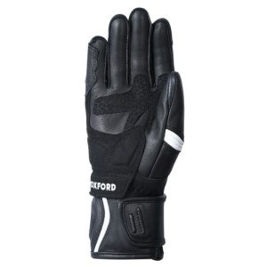 Alternative view of Oxford RP-5 2.0 Women's CE Approved Leather Motorcycle Gloves - Black & White