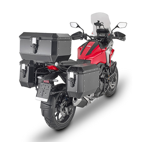 GIVI Trekker Alaska 56L Monokey Top Case - Black Aluminum Motorcycle Storage - Image 3
