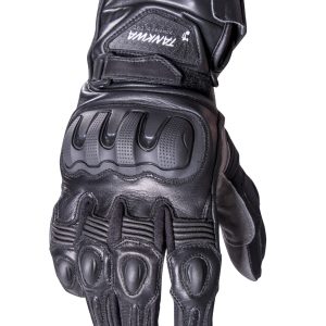 Tankwa Laguna Men's Leather Motorcycle Gloves with Knuckle Protection - Premium Cowhide Riding Gloves
