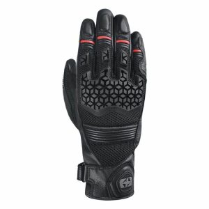 Oxford Rockdale Men's Adventure Motorcycle Gloves - Black CE Approved Ventilated Summer Riding Gloves