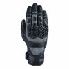 Oxford Rockdale Men's Adventure Motorcycle Gloves - Charcoal Black with CE Protection